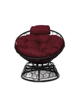 бордовая подушка