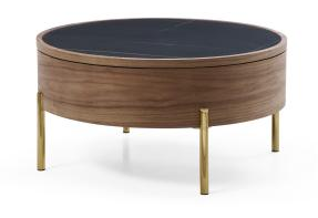 черная керамика/орех/золото