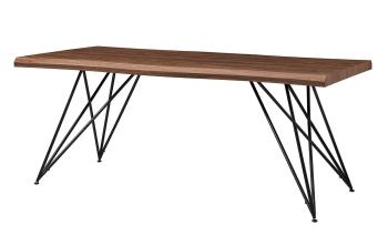 орех/матовый черный