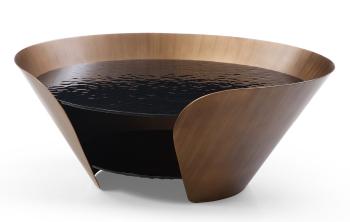 закаленное стекло/бронзовый