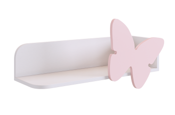 белое дерево/пудра розовая (эмаль)