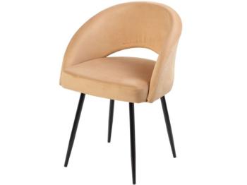 ВЕЛЮР 13 КАРАМЕЛЬ, Каркас ГРЭЙС МЕТАЛЛ, Черный глянец