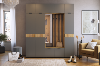 дуб крафт золотой/графит