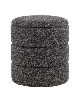 букле черный меланж