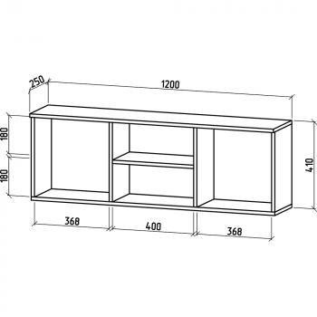 Полка навесная МФ Владимир Тунис