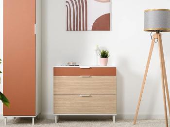 Белый PE шагрень, Сатин 7045 SU, Плэйн, Безмолвная Пустыня К514 SU