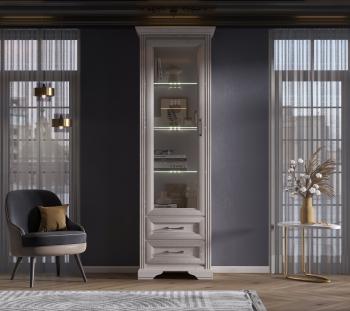 Шкаф БРВ Мебель STYLIUS B169-REG1W2S с подсветкой