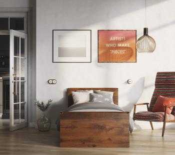 Кровать БРВ Мебель ИНДИАНА JLOZ 90