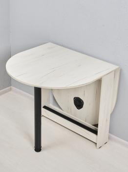 Дуб Крафт Белый (черная ножка)