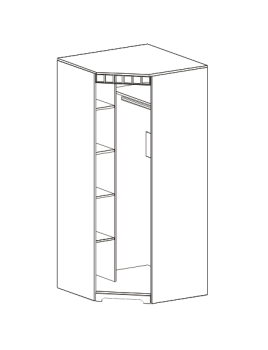 Шкаф угловой МебельГрад