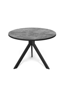 Черный/керамика мрамор серый глянец