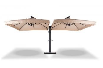 Зонт уличный с 2 куполами на металлической опоре 4sis 