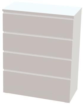 Комод Гуд Лакк Варма 4 80х100х40