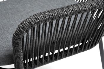 Обеденная группа на 4 персоны со стульями лион темно-серый 4sis Лион