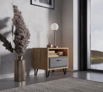 Тумба прикроватная БРВ Мебель GRACE KOM1S