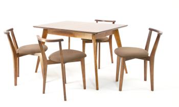 Орех/Велюр Коричневый