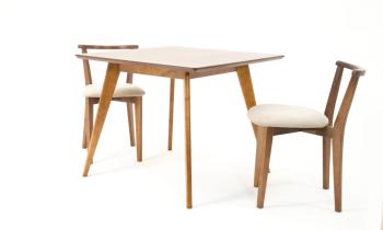 Орех/Велюр Бежевый