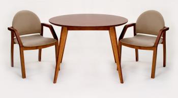 Орех/Велюр Бежевый