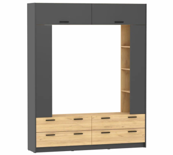 Антрацит/Дуб Крафт Золотой