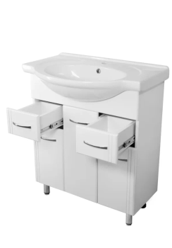 Тумба Style Line 26 (2 ящ.) под умывальник Байкал 75 + Умывальник Байкал 75