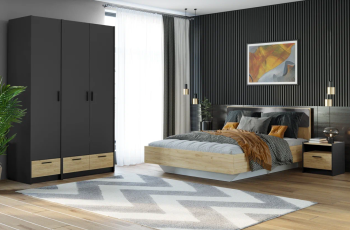 Антрацит, Дуб Крафт Золотой