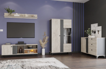 Дуб крафт серый,антрацит