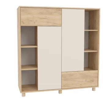 Дуб крафт золотой/Кашемир серый