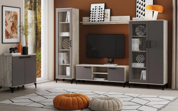 Софт графит,дуб крафт серый