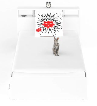 Кровать с ящиками СВК Камелия 1200