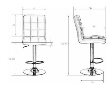 Барный стул Dobrin KRUGER 5009