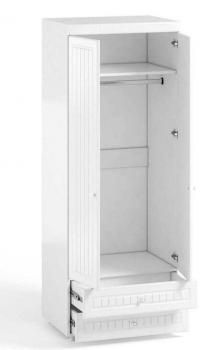 Шкаф 2дв (560) с 2 Малыми глухими дверьми и ящиками Катрин-К МН-49 Монако