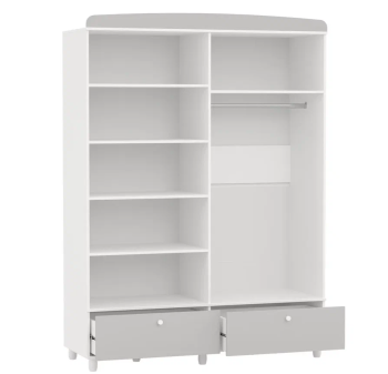 Шкаф 4-х дверный с 2-мя ящиками Гранд Кволити МИЛАНА 4-75914