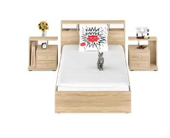 Кровать СВК Камелия 1400 + две тумбы