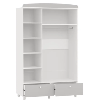 Шкаф 3-х дверный с 2-мя ящиками Гранд Кволити МИЛАНА 4-75917