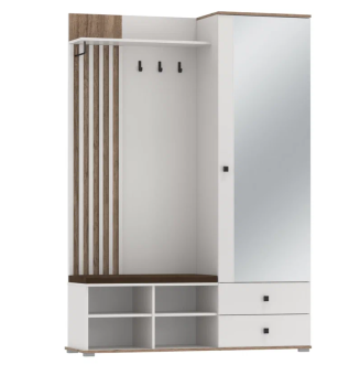 Белый/Дуб Каньон/ткань: велюр киото шоколад