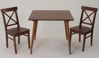 Стол ZiP-mebel Монте М 90 со стульями Ингольф