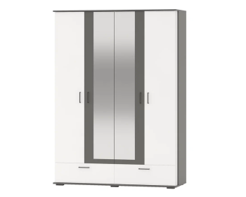 Графит/Белый