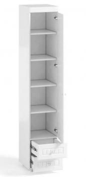 Шкаф 1 дв (410) с Малой глухой дверью и ящиками Катрин-К МН-30 Монако