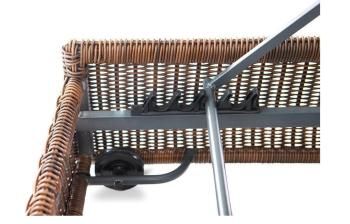 Шезлонг с подушкой 4sis Рим