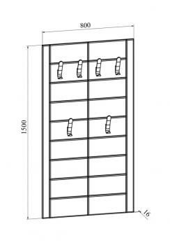Вешалка Compass Изабель ИЗ-80