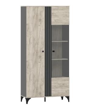 Дуб Крафт Серый/Антрацит