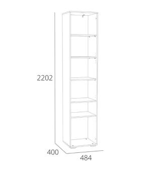 Шкаф-пенал Сильва НМ 041.72 Элиот
