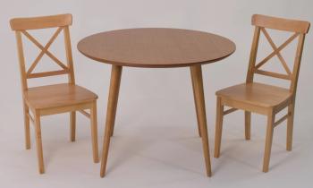 Стол ZiP-mebel Монте К 90 со стульями Ингольф