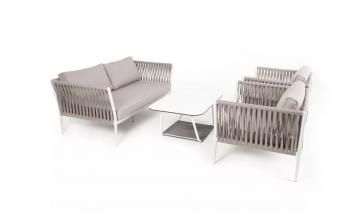 Лаунж-зона плетеная из роупа 4-местная 4sis