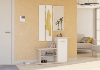 Вешалка с зеркалом Гранд Кволити ЭММА 2-3821М