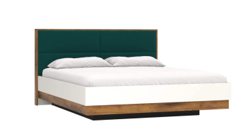 Белый/таксония, черный/ткань велюр изумруд