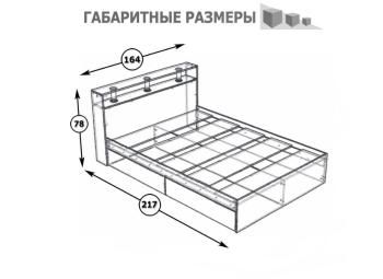 Кровать СВК Камелия 1600