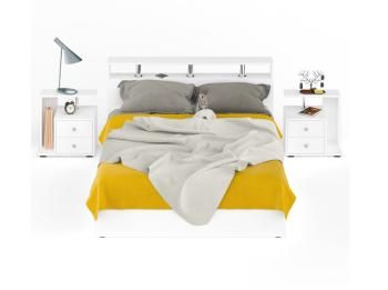 Кровать СВК Камелия 1600 + две тумбы