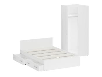 Кровать с ящиками СВК 1400 + Шкаф угловой Стандарт