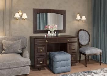 Стол туалетный с зеркалом Compass Элизабет ЭМ-1312